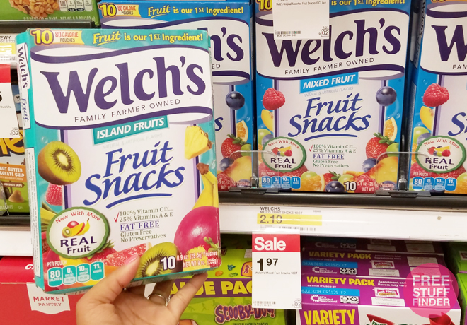 $0.62 (Reg $2.19) Welch’s Fruit Snacks at Target (Print Now!)