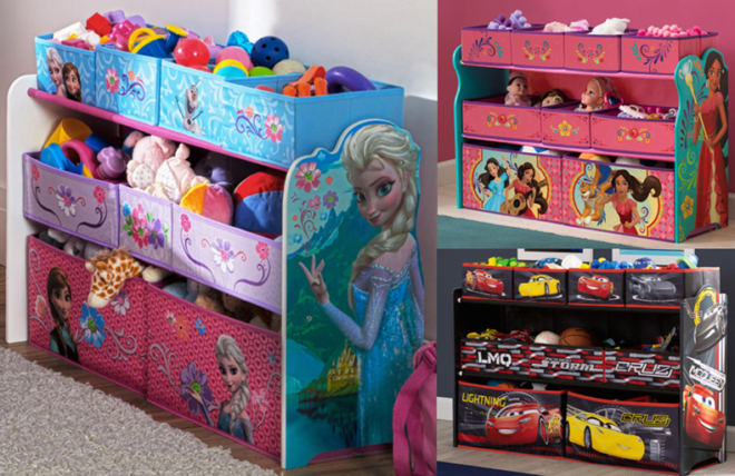 $29.99 (Reg $50) Disney Multi-Bin Toy Organizers + FREE Shipping