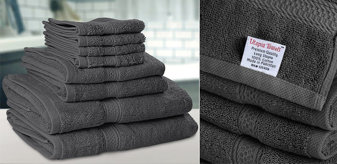 *HOT* $23.79 (Reg $60) Utopia 8-Piece Premium Towel Set (Best Seller!)