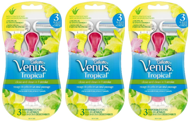HURRY! $0.67 (Reg $7) Gillette Venus Disposable Razors + FREE Shipping