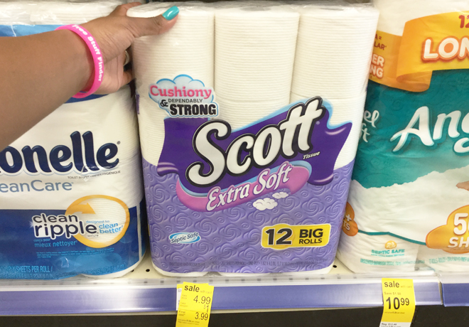 $2.99 (Reg $6) Scott Extra Soft Bath Tissue at Walgreens (Only $0.25 Per Big Roll!)