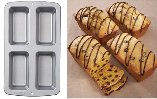 $6.56 (Reg $12) Wilton Mini 4-Loaf Pan