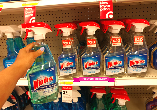 FREE $5 Target Gift Card with Cleaning Product Purchase (Cheap Windex, Scrubbing Bubbles & More!)