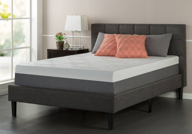 Gel Memory Mattress on a bed