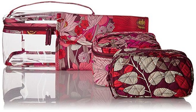 $29 (Reg $58) Vera Bradley Travel Cosmetic Set + FREE Shipping