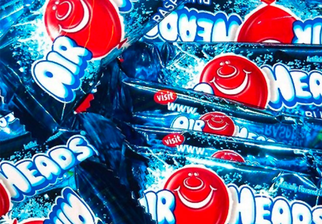 $6.01 Blue Raspberry Airheads 36-Count + FREE Shipping ($0.17 Each!)