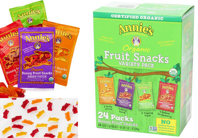 Amazon: Annie’s Organic Fruit Snacks 24-Ct Variety Pack Only $12.17 + FREE Shipping