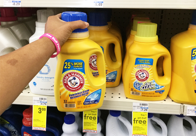 $2.65 (Reg $7.29) Arm & Hammer Laundry Detergent at CVS