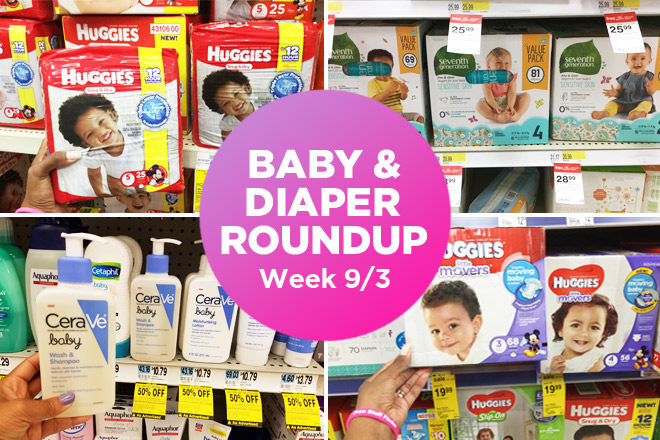 Baby & Diaper Deals Roundup (Week 9/3-9/9)