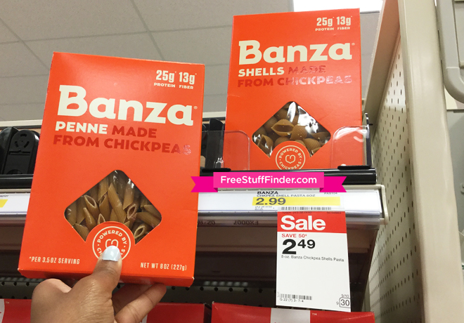 $1.25 (Reg $3) Banza Pasta at Target