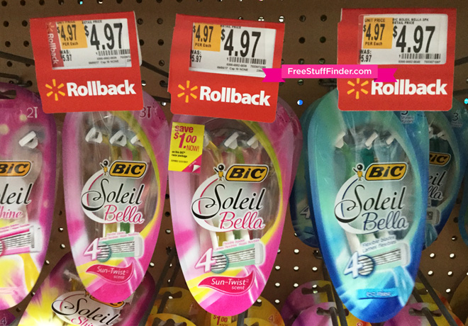 $1.97 (Reg $5) BIC Soleil Razors at Walmart (Print Now!)