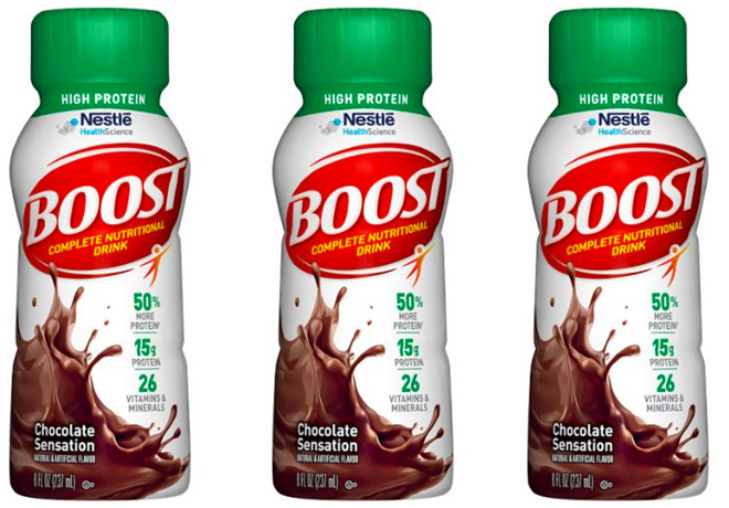 $0.68 Per Bottle Boost Nutritional Drink + FREE Shipping