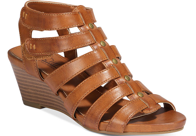 *HOT* $20.96 (Reg $59) Cliffs by White Mountain Vivaldi Gladiator Wedge Sandals