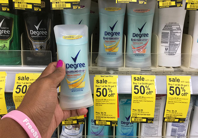 $1.59 (Reg $4.79) Degree Dry Protection Deodorant at Walgreens