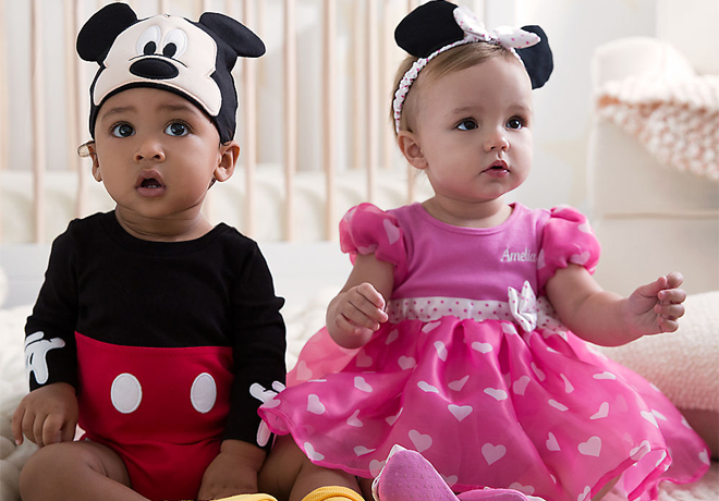*HOT* $19.95 Disney Costume Bodysuit Set for Baby + FREE Personalization