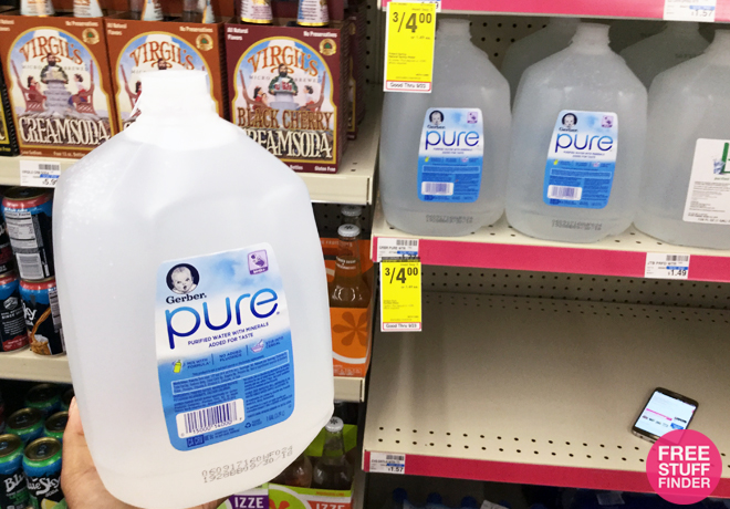 $0.75 (Reg $1.77) Gerber Pure Water Gallon at CVS (Print Now!)