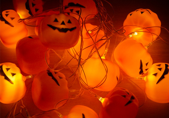 $4.99 (Reg $18) Pumpkin String Lights + FREE Shipping