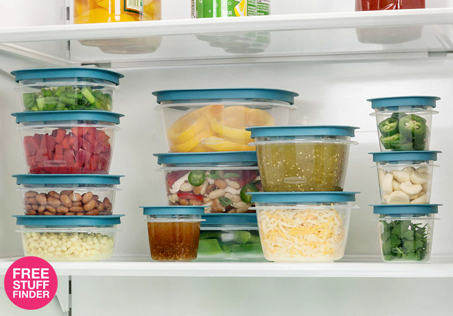 $20.99 (Reg $50) Rubbermaid 36-Piece Storage Set + FREE Shipping