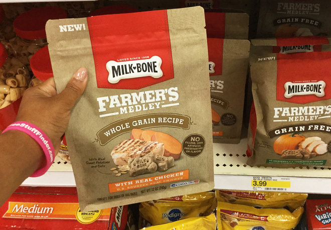 $1.49 (Reg $4) Milk-Bone Farmer's Medley Dog Treats at Target