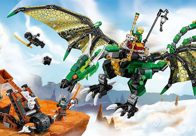 FREE Lego Ninjago Green Dragon Model (10/7 Only!)