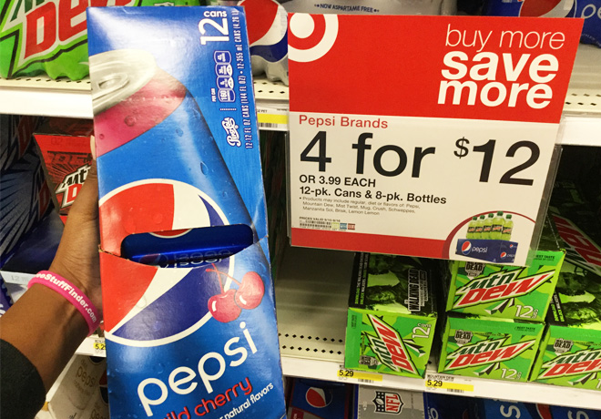 $2.19 (Reg $5.29) Pepsi 12-Pack at Target