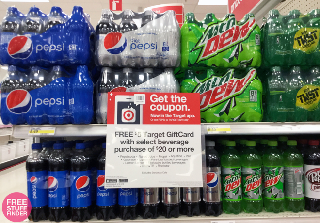 *HOT* FREE $5 Target Gift Card with $20 Beverage Purchase