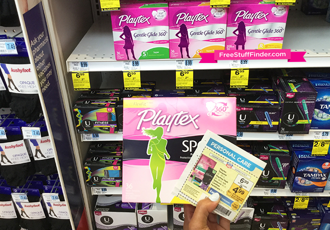 $1.99 (Reg $9) Playtex Tampons at Rite Aid