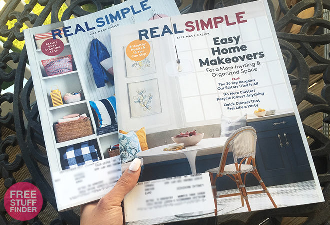 *HOT* FREE Real Simple Magazine Subscription (12 Issues for 1 Year!)