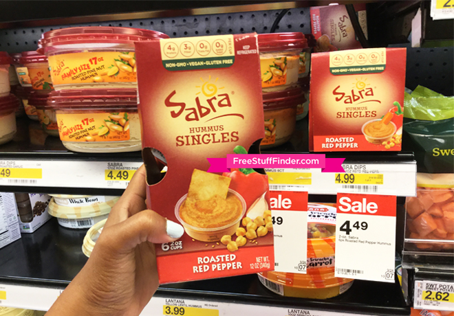 $2.49 (Reg $5) Sabra Hummus Singles Multipack at Target (Print Now!)