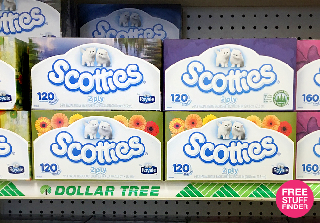 $0.83 Scotties Facial Tissue at Dollar Tree