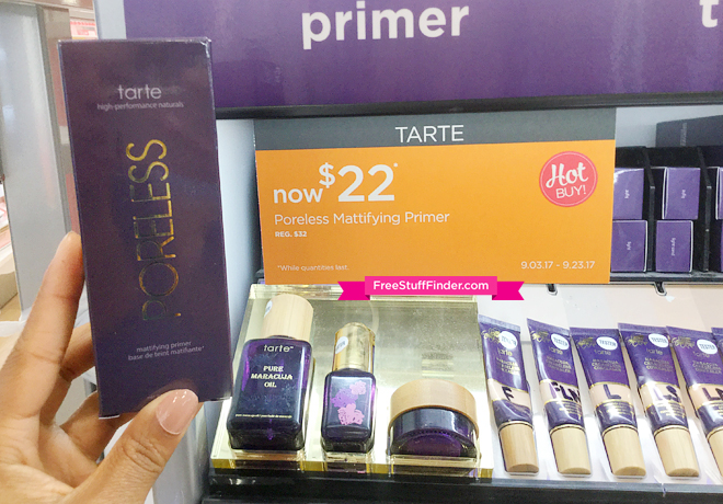 $22 (Reg $32) Tarte Poreless Mattifying Primer