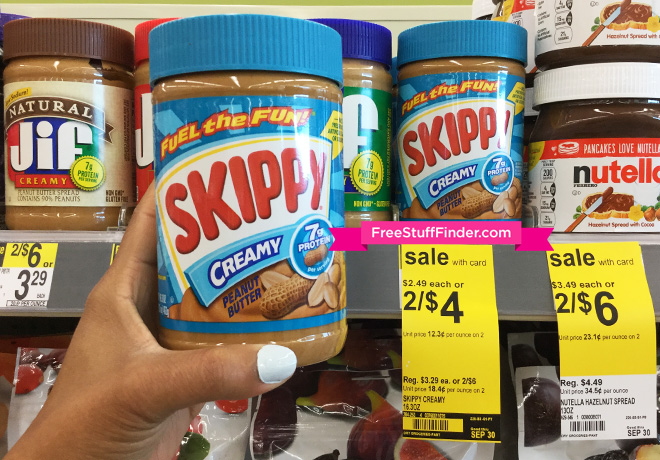 $1.73 (Reg $3.29) Skippy Peanut Butter at Walgreens (Print Now!)