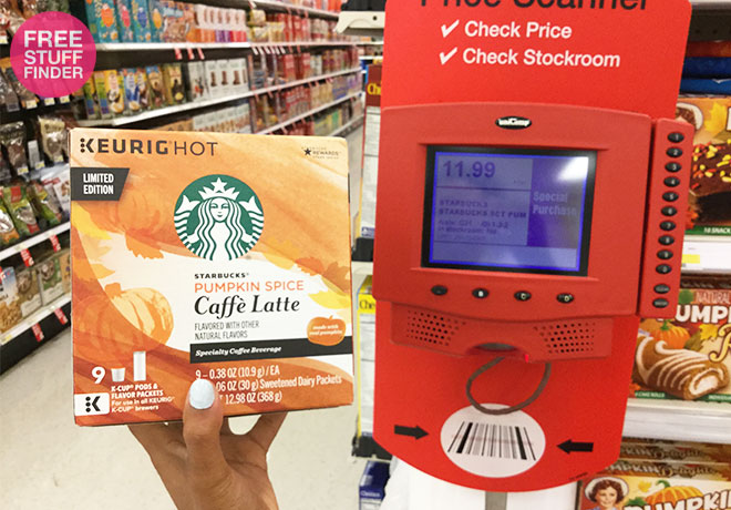 $6.99 (Reg $12) Starbucks Pumpkin Spice Latte K-Cups at Target