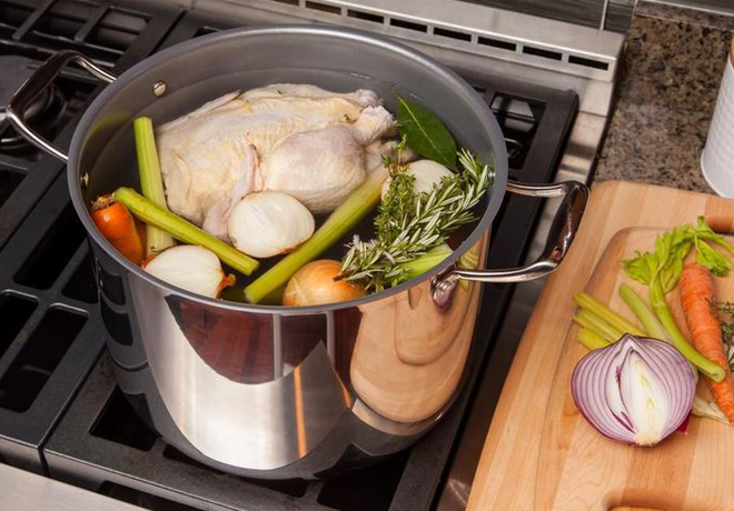 $44.99 (Reg $90) Tools of the Trade 16-Quart Stainless Steel Stockpot