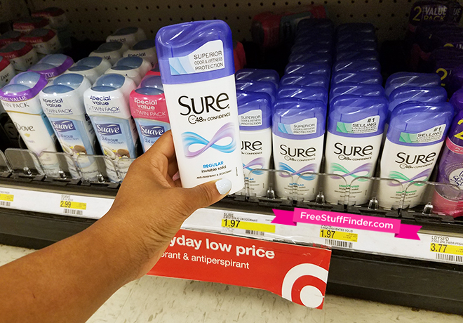 $0.77 (Reg $2) Sure Deodorant at Target (Stock Up!)