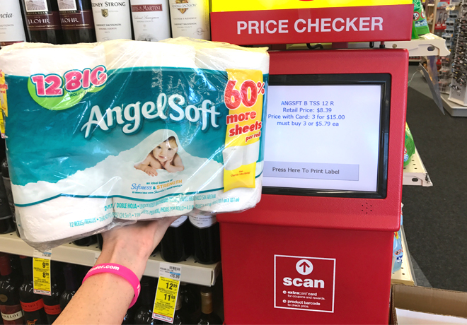 $2.33 (Reg $8.39) Angel Soft Bath Tissue at CVS