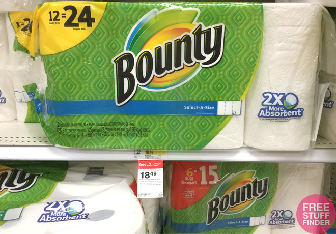 $14.99 (Reg $18.49) Bounty Paper Towels & Charmin Ultra Bath Tissue at Target