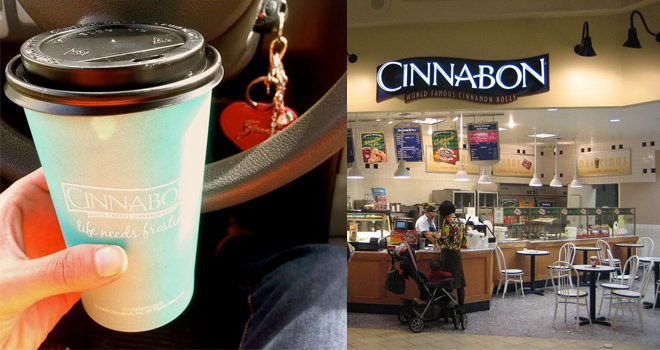 FREE Coffee at Cinnabon (9/29!)
