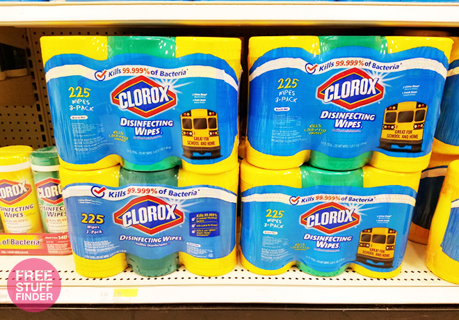 $5.84 (Reg $9.19) Clorox Wipes 3-Pack at Target