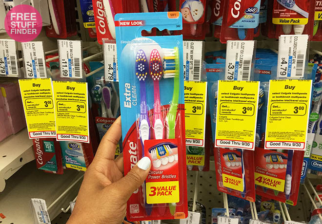 *HOT* $0.99 (Reg $4) Colgate Toothbrush 3-Pack at CVS