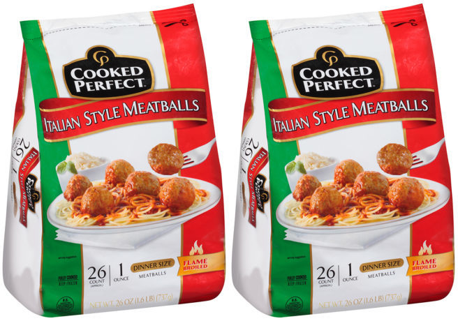 $0.49 (Reg $3.99) Cooked Perfect Meatballs at Kroger