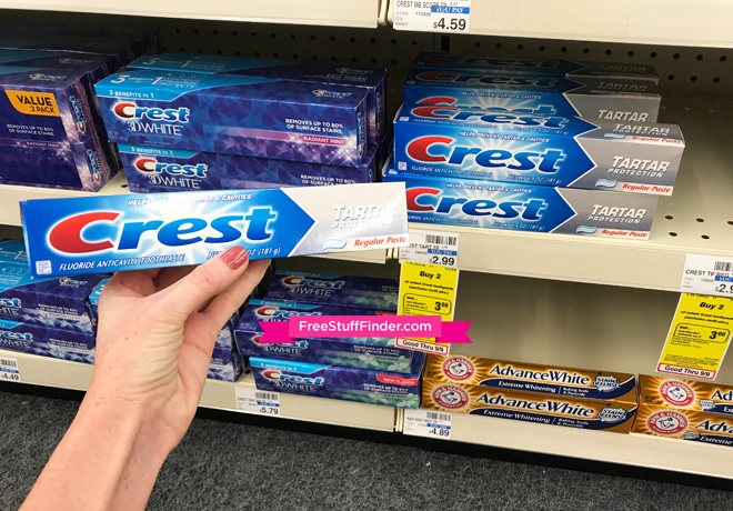 *HOT* $0.49 (Reg $3) Crest Tartar Protection Toothpaste at CVS