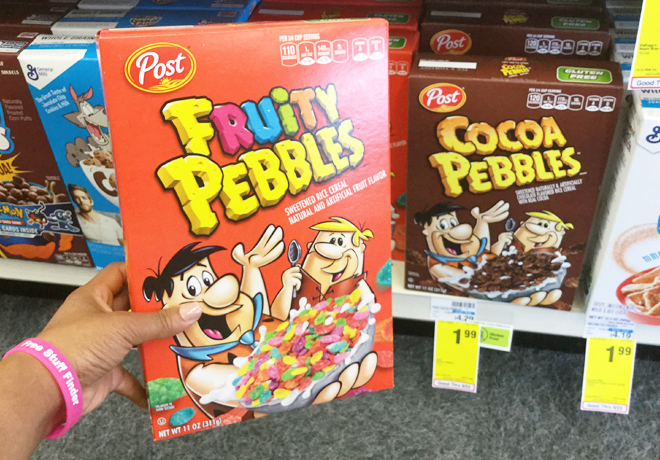 $0.62 (Reg $4.29) Post Pebbles Cereal at CVS