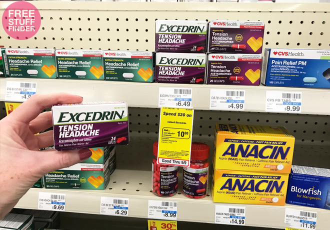 $2.49 (Reg $6.49) Excedrin Pain Reliever Caplets at CVS