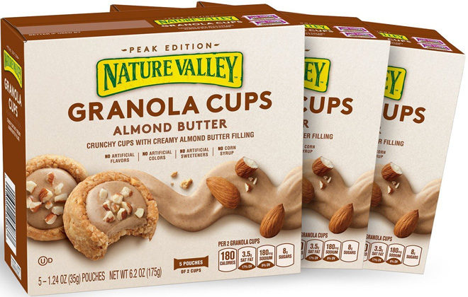 $6.13 Nature Valley Granola Cups 3-Pack + FREE Shipping (Just $2.04 Per 5-Ct Box)