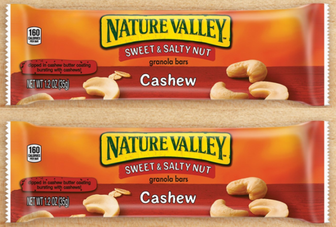 $2.73 Nature Valley Cashew Granola Bars 12-Count + FREE Shipping ($0.23 Per Bar!)