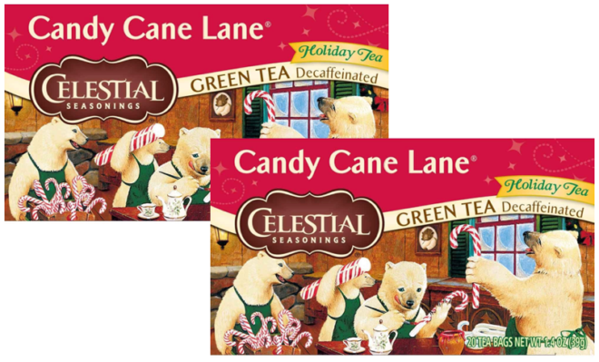 *HOT* $0.39 per box Celestial Seasonings Candy Cane Tea + FREE Shipping