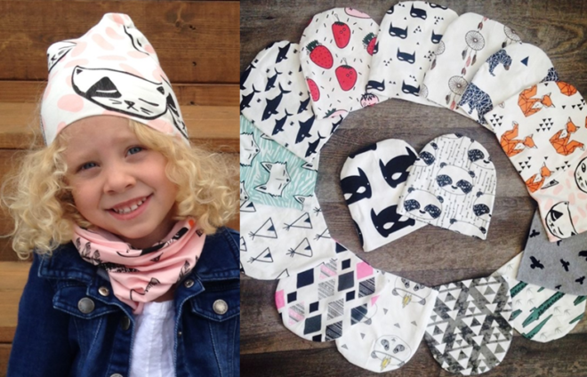 $7.99 (Reg $19) Printed Baby Beanie or Scarf