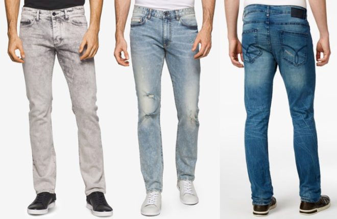 $19.99 (Reg $98) Men's Calvin Klein Slim-Fit Jeans + FREE Pickup