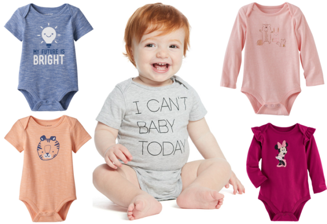 $4 (Reg $12) Baby Jumping Beans Bodysuits + FREE Pickup